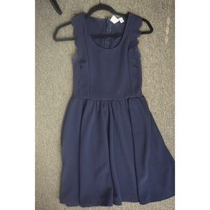 Navy blue summer dress